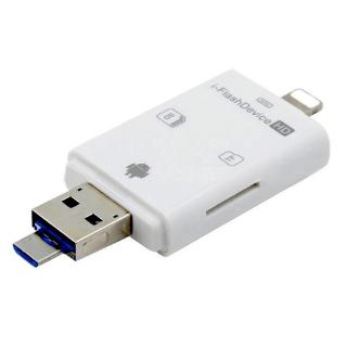i-Flash Drive HD USB Micro SD Memory Card Reader Device For iOS & Android Device