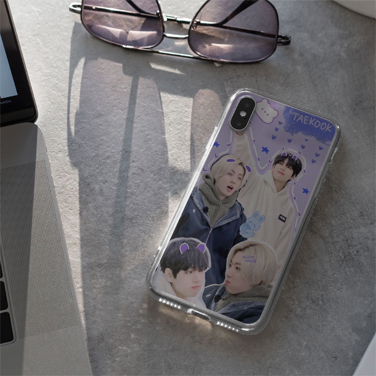Ốp ip IDOL KPOP Taekook cutie cho Iphone 6 đến 13 promax  BLUGDR0115
