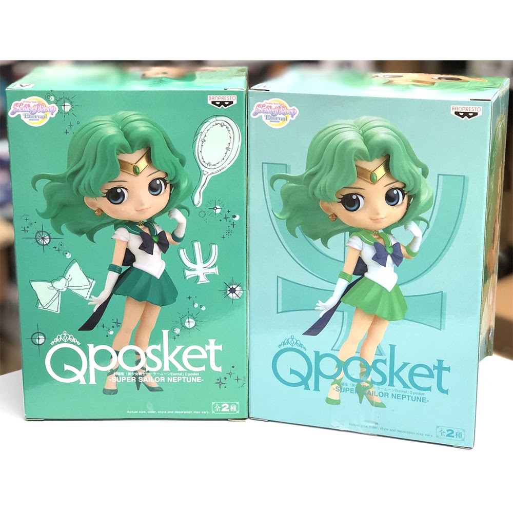 Mô hình mini QPOSKET Thủy thủ mặt trăng/thủy thủ sao Hải Vương/Sailor Moon Super Sailor Neptune