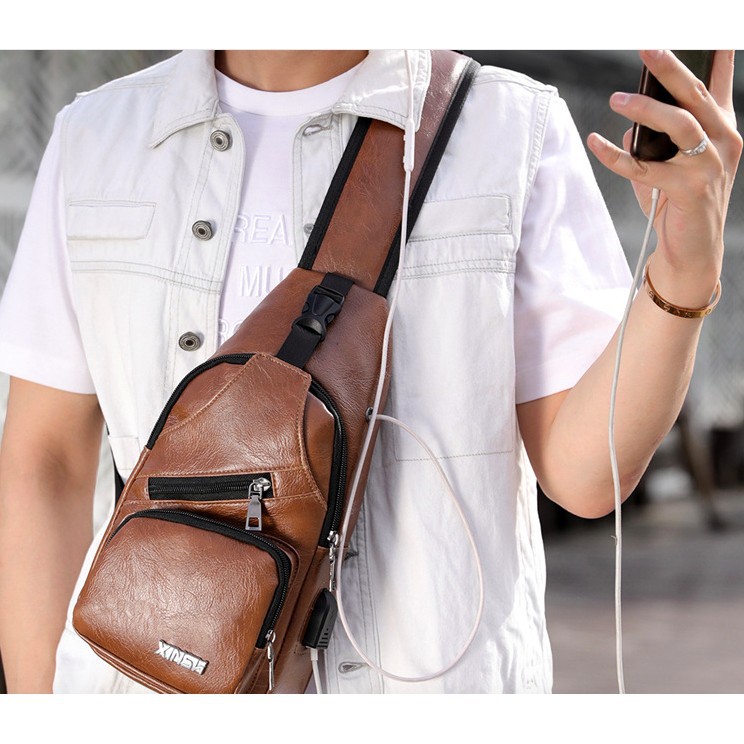 Túi Đeo Chéo Da Nam Thời Trang Cực Chất | BigBuy360 - bigbuy360.vn