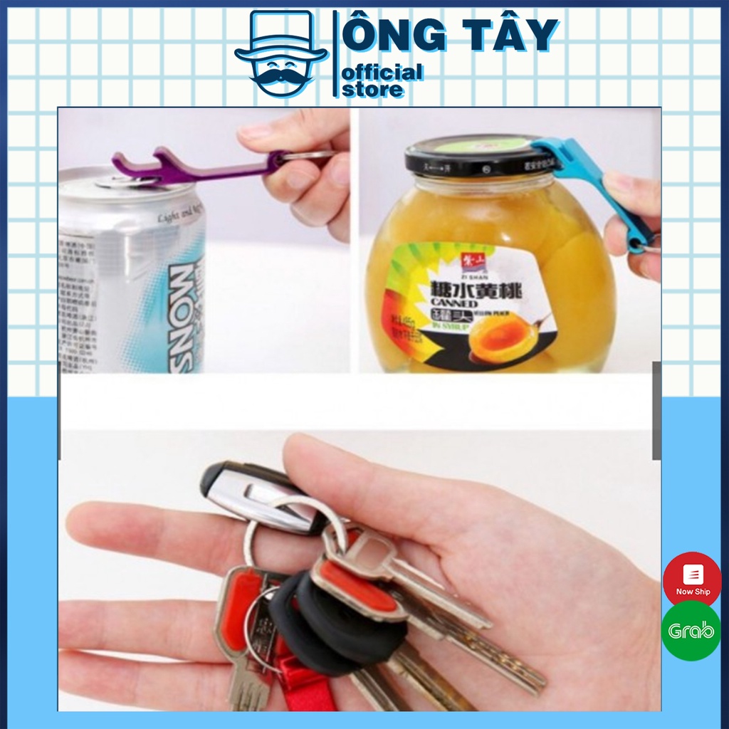 Móc khóa khui bia - đồ hộp tiện dụng