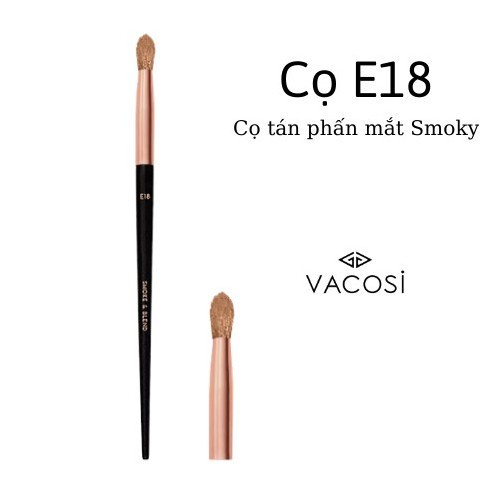 Cọ tán phấn mắt‎ Smoke &amp;﻿ Blend Brush Vacosi E18 | Shopee Việt Nam
