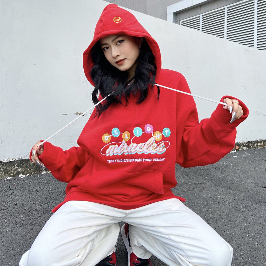 [Mã WABRWA15 giảm 15% đơn 300K] THELSTUDIOS - Áo Hoodie thêu Delight | BigBuy360 - bigbuy360.vn