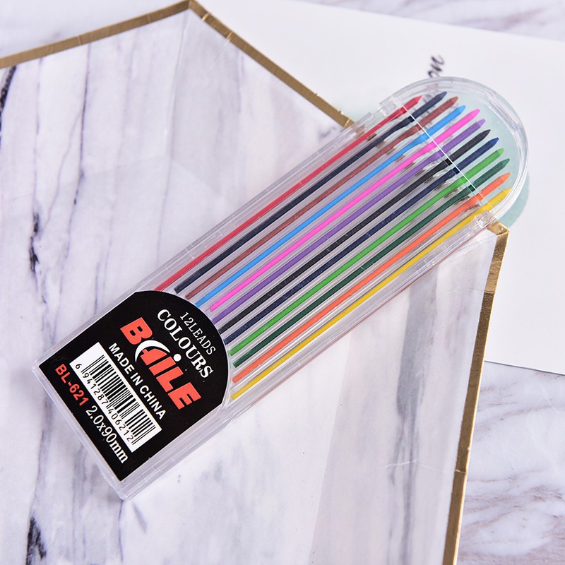 1 Hộp Ruột Bút Chì Màu 2.0mm