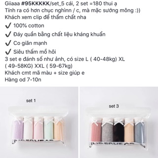 Quần lót kháng khuẩn