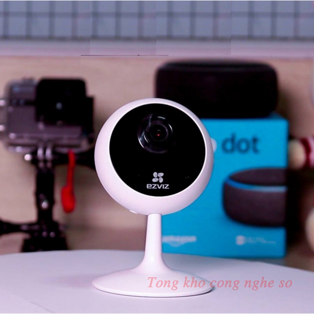 Camera wifi ezviz c1c-b 2MP Full HD 1080p - Góc nhìn rộng 130 độ - Chuẩn nén siêu cao H265