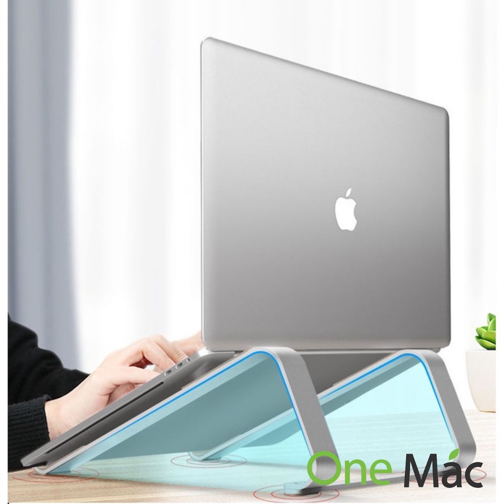 Giá Đỡ Laptop Macbook Crossline Nhôm chữ L kê tản nhiệt cho máy tính 14 inch, 15.6 inch, 13 inch, 17 inch để bàn