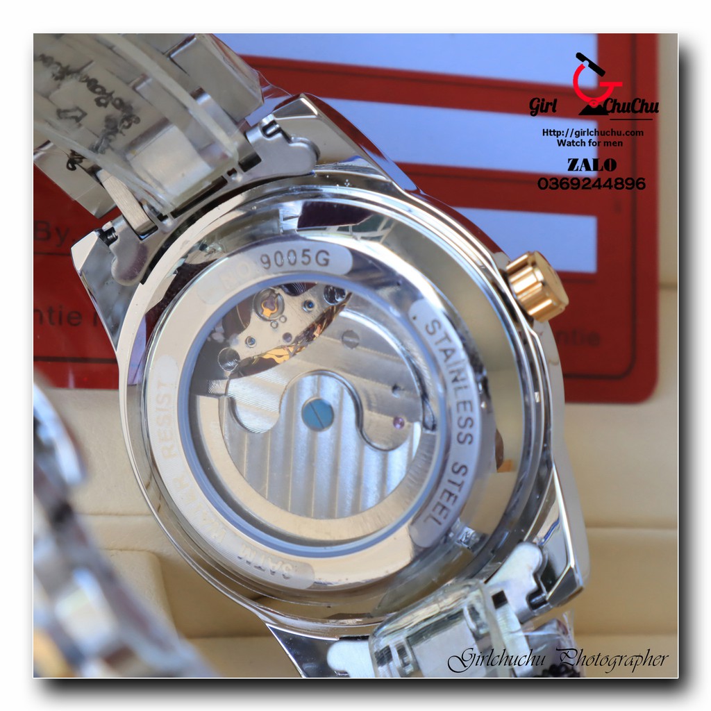 Đồng hồ nam Tevise thiết kế máy cơ tự động phong cách cực chất, đẳng cấp phái mạnh