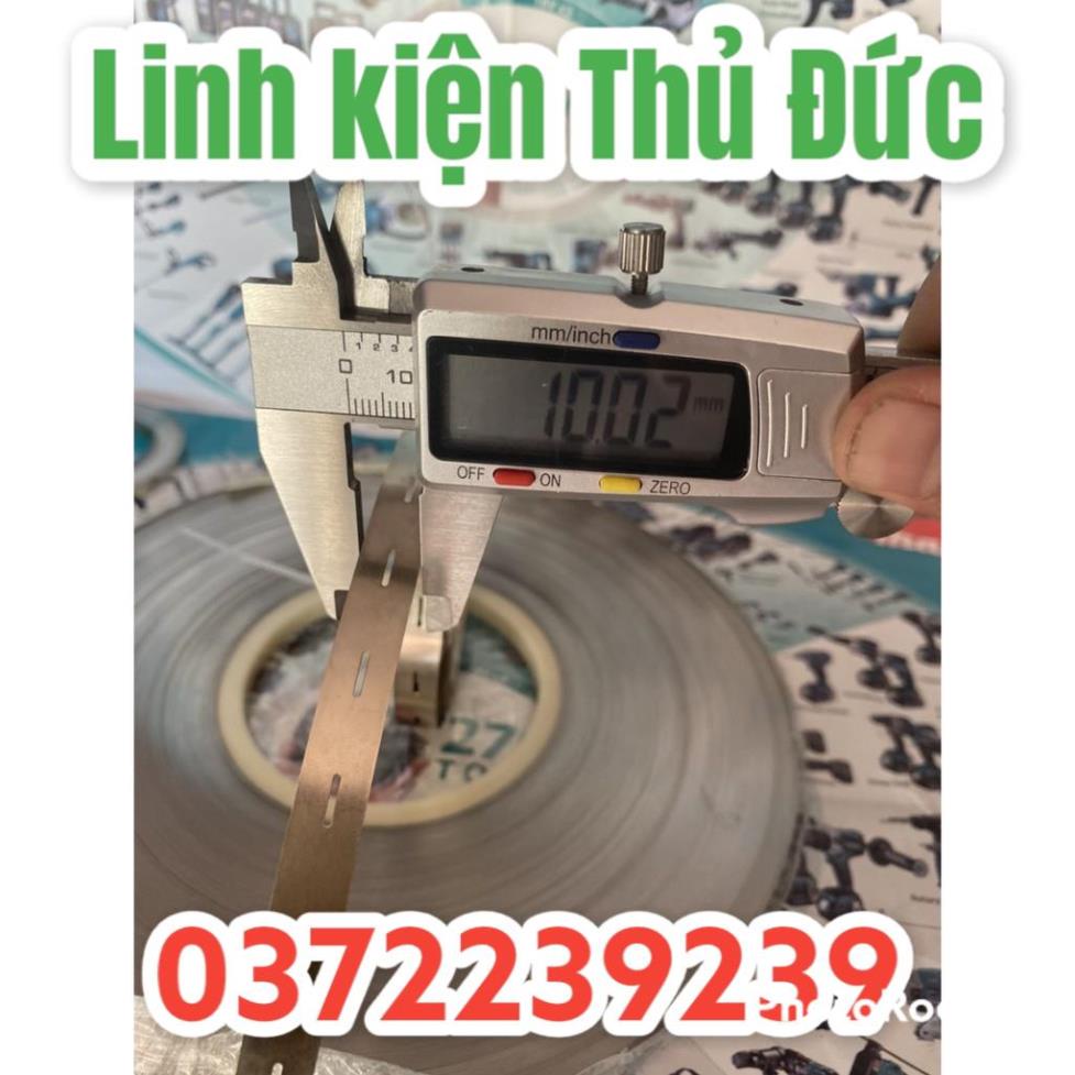 Lktd BN. Kẽm hàn mạ Niken loại Đơn có rãnh 0.15*8mm, 0.2*10mm