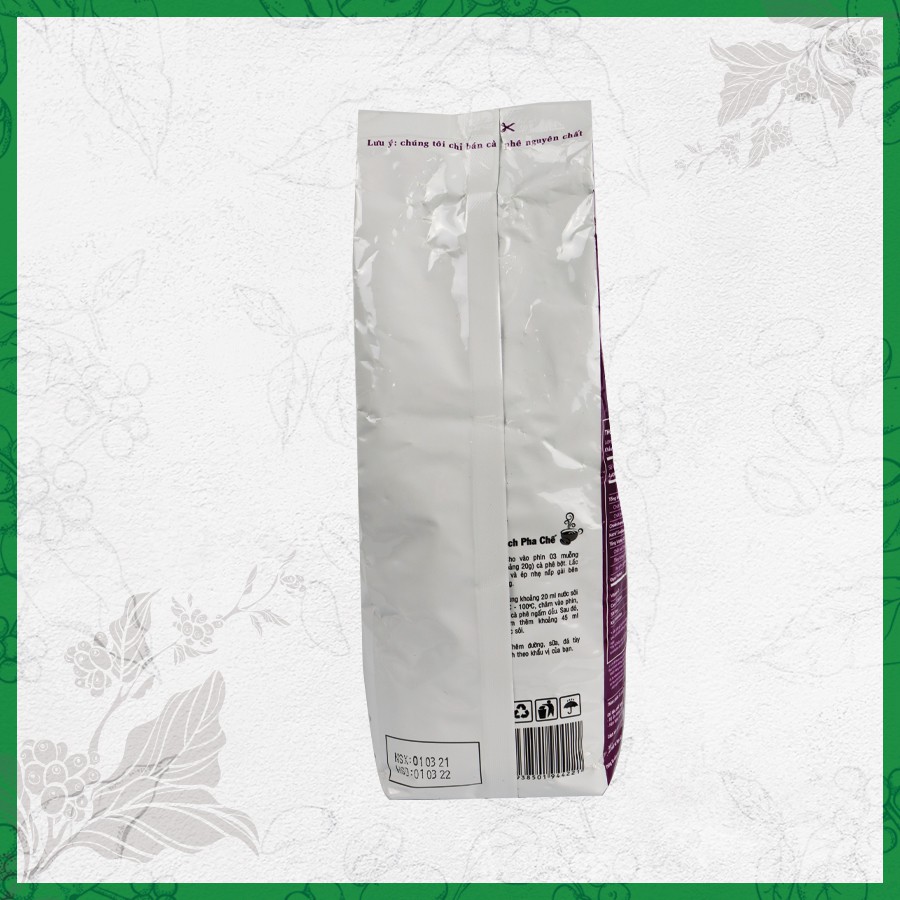 DARK 1 - Cà phê rang xay Truyền Thống Viva Star Coffee gói 500gr, 1000gr: Culi Robusta rang ĐẬM