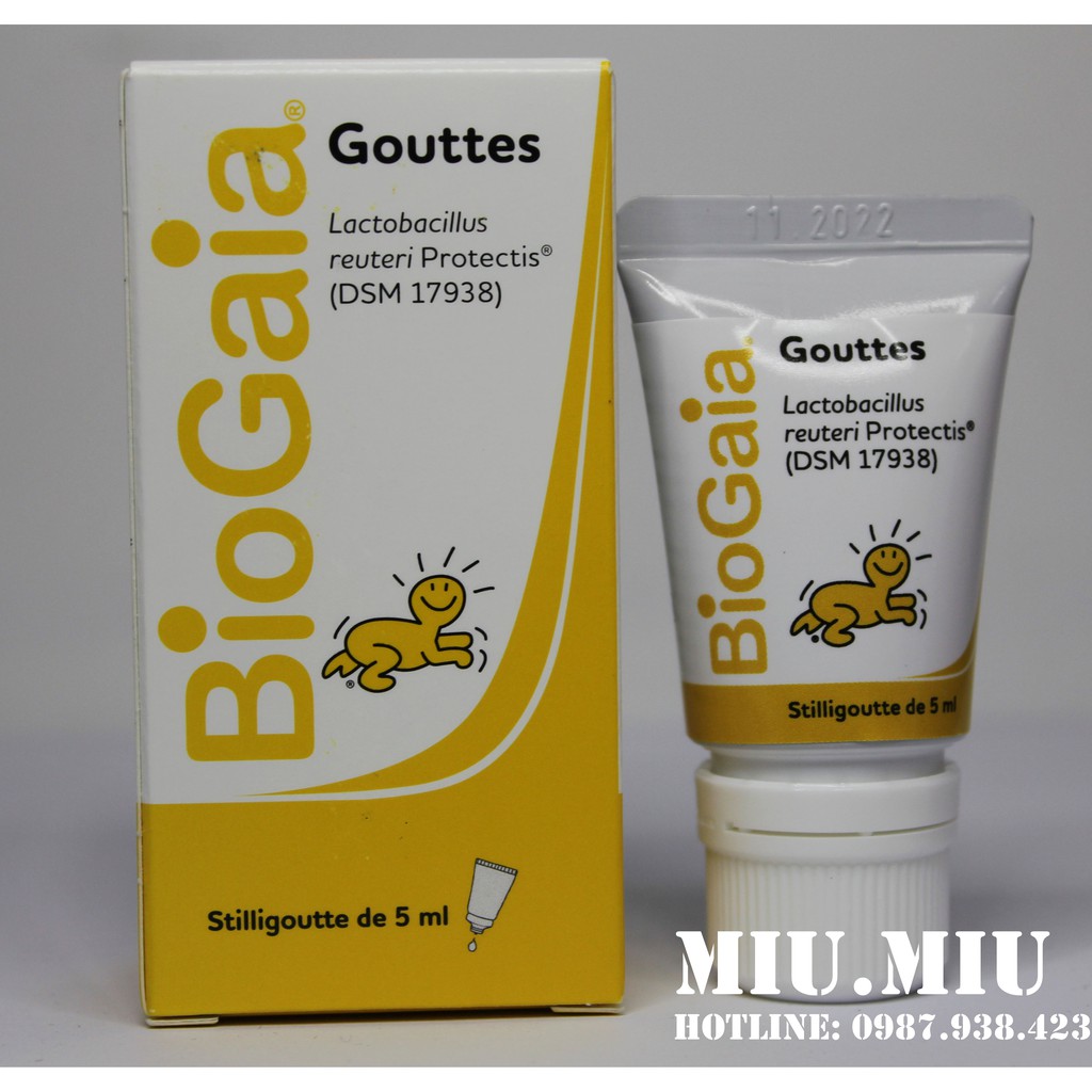 Men vi sinh BioGaia Protectis 5ml Pháp cho bé