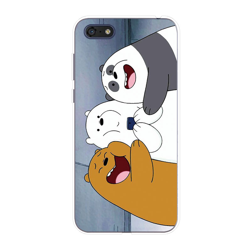 Ốp Lưng TPU Mềm Huawei Y3 Y5 2017 Prime 2018 2019 Y5 ii  Three Bare Bears 3