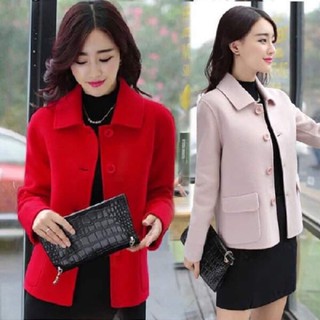 Áo khoác dạ nữ thời trang thiết kế dáng ngắn kiểu dáng sang chảnh QCNP2552