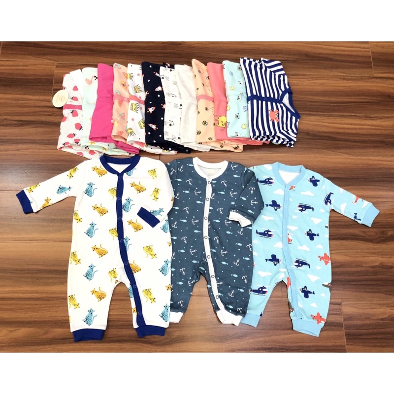 Body liền thân Yambi không vớ xuất dư xịn cho bé trai bé gái (size 0-9m)