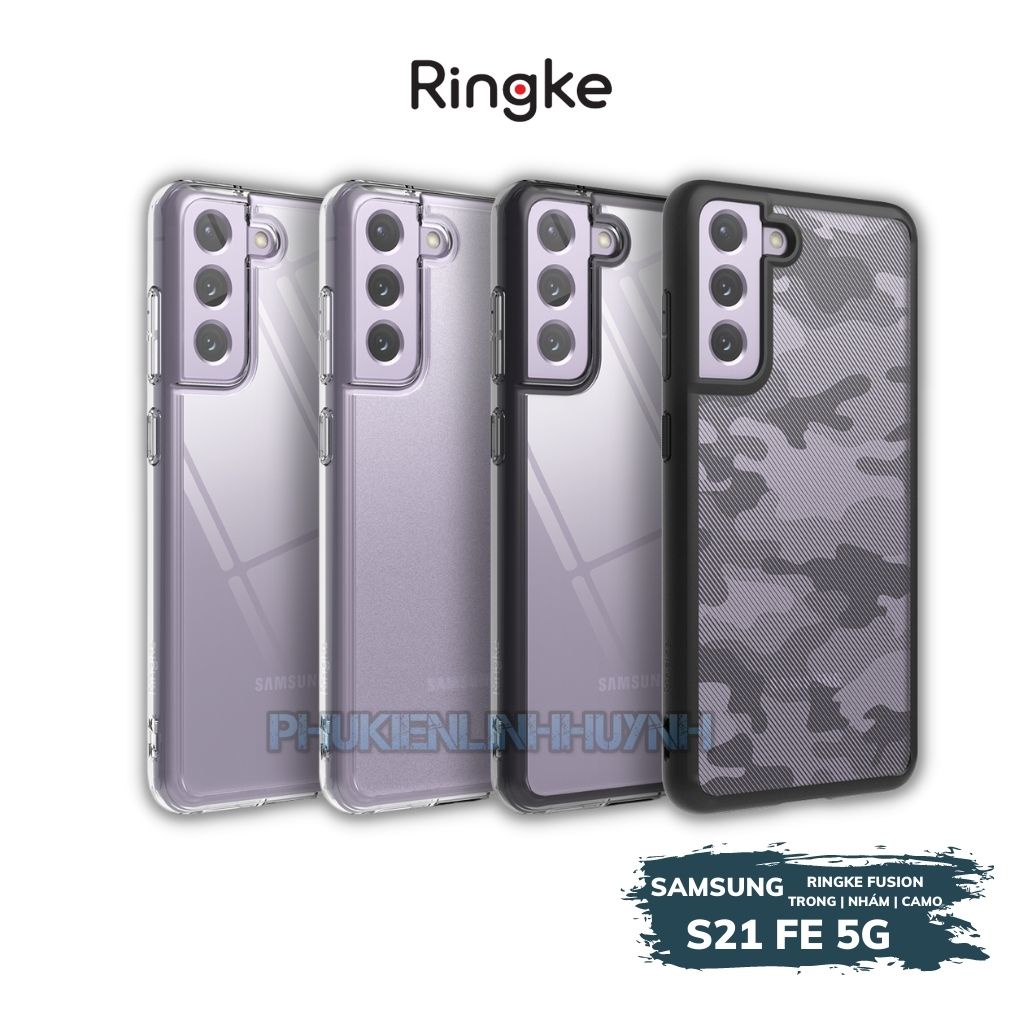 Samsung S21 Fe 5G_Ốp lưng chống sốc Ringke Fusion X chính hãng