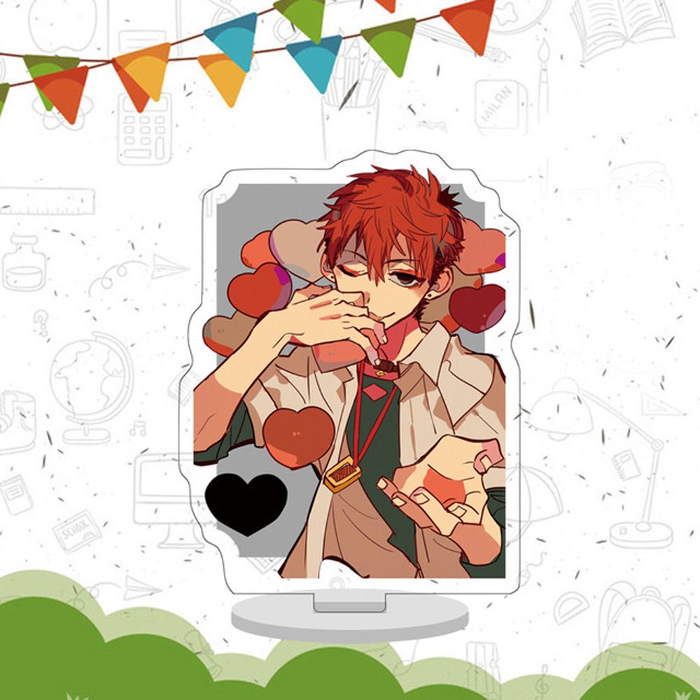 Tấm trưng bày họa tiết nhân vật anime Hanako bằng acrylic 10cm dành cho trang trí bàn làm việc