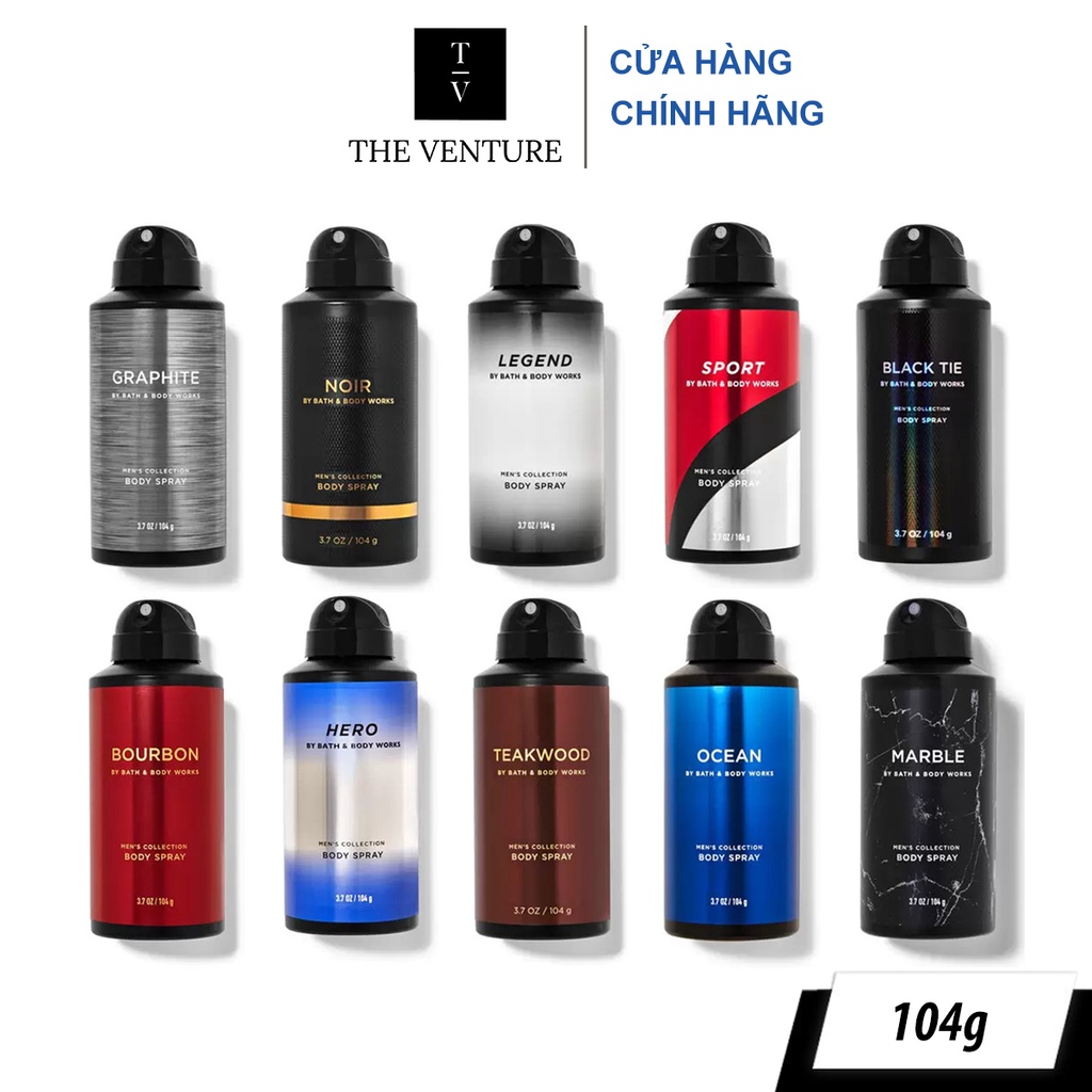 Xịt Thơm Toàn Thân Nam Bath and Body Works - Body Spray for Men BBW - USA