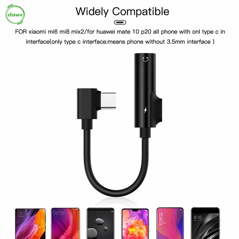 Cáp chuyển đổi đầu type C sang cổng âm thanh 3.5mm