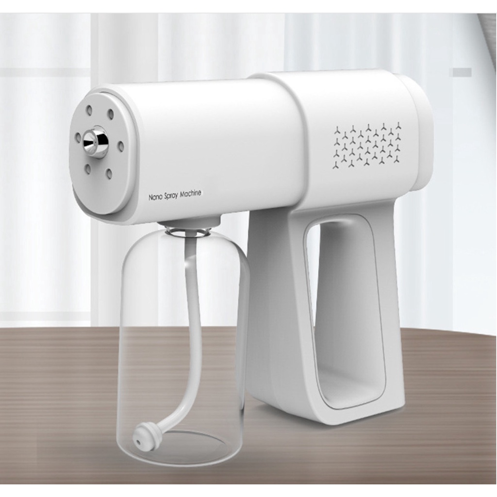 Súng Xịt Khuẩn Cầm Tay K6X Nano Cồn Cao Cấp Có Đèn Hông Ngoại Diệt Khuẩn Phun Khử Khuẩn Nano Máy Xịt Khử Khuẩn Cầm Tay