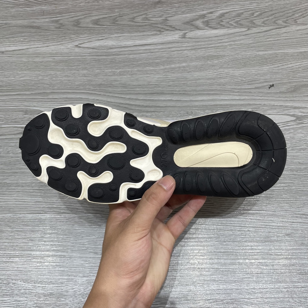 Giày 2hand Nike Air Max 270 React 'White Fossil' - CT1287 100 - SIZE 37.5 - 373