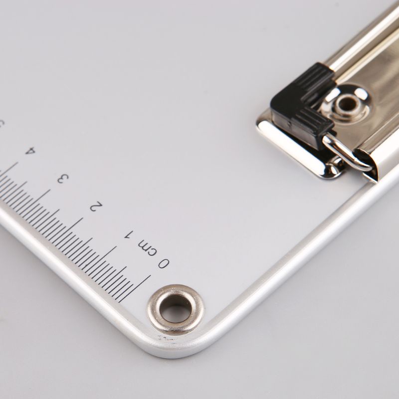 Bìa kẹp tài liệu A4 / A5 bằng hợp kim nhôm cứng chống trượt tiện dụng cho văn phòng / trường học