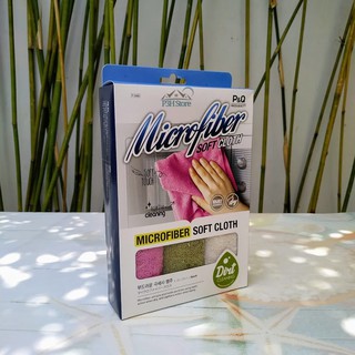 BỘ 3 KHĂN LAU MICROFIBER LOCK&LOCK P-0684