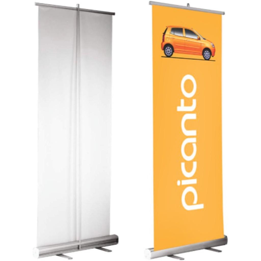 Khung standee cuốn nhôm loại tốt 60x160cm nhập khẩu chính hãng