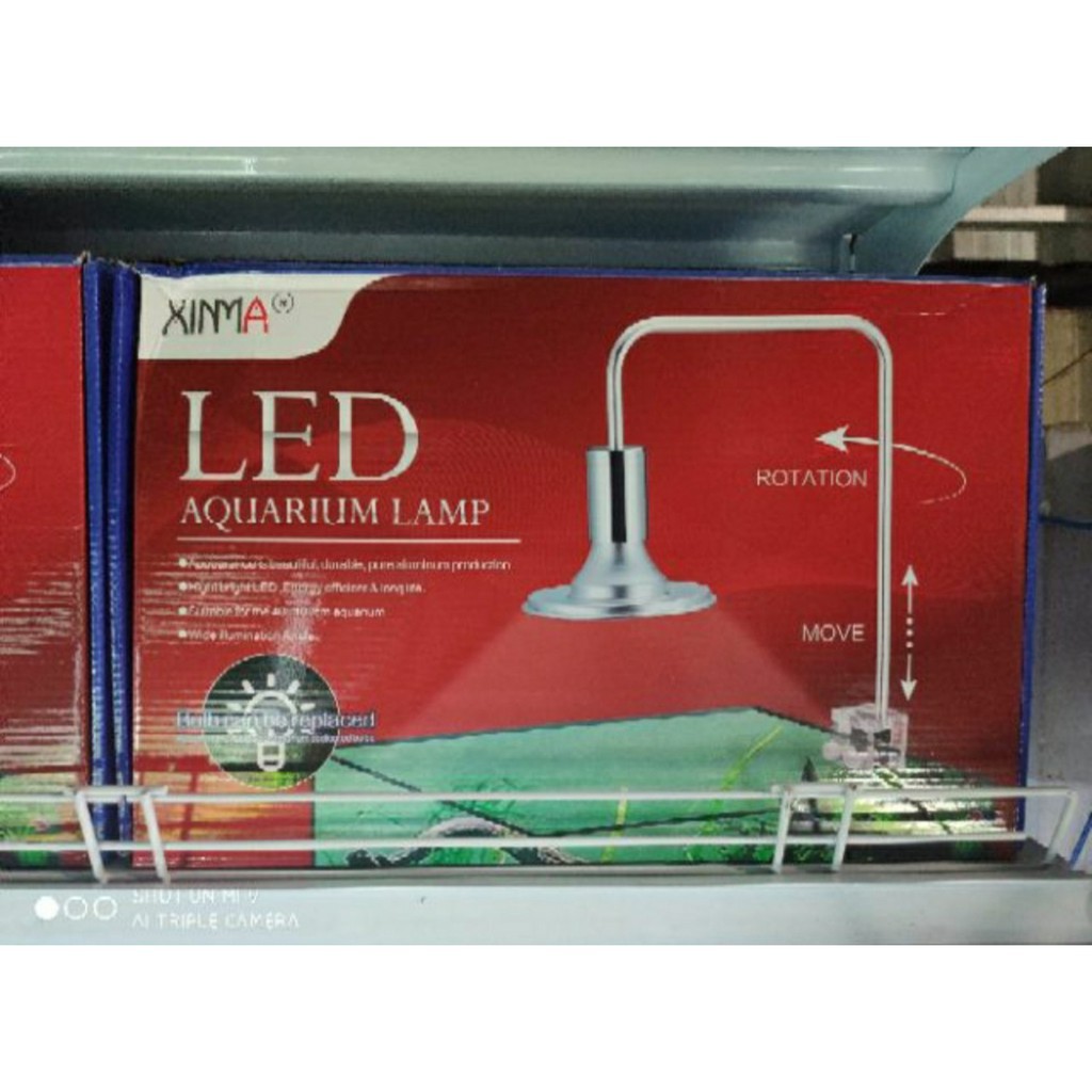 Đèn kẹp Xima- Đèn led kẹp bể thủy sinh- Đèn bán cạn- Đèn thủy sinh bán cạn