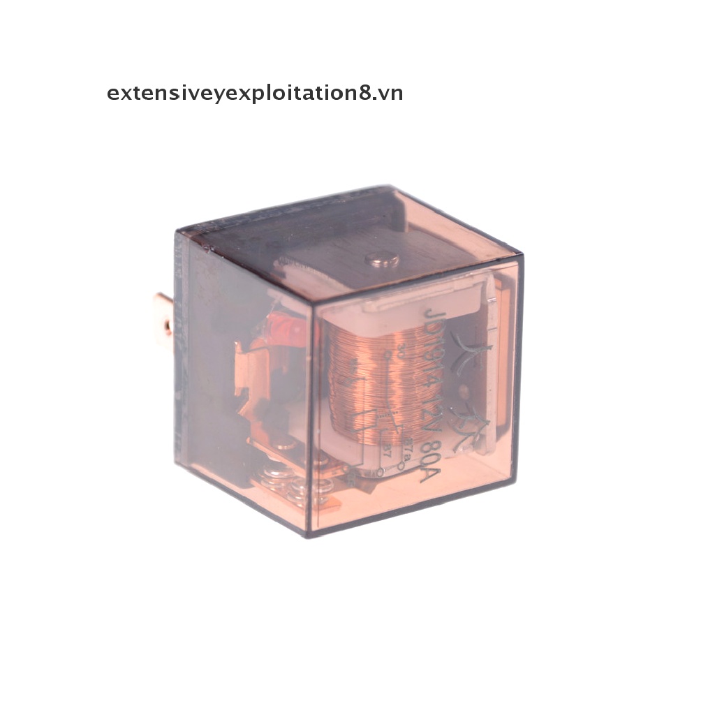 Rơ Le Ô Tô Chống Nước 12V 80A 5Pin SPDT Rơ Le Ô Tô Chống Nước 12V 80A 5Pin SPDT