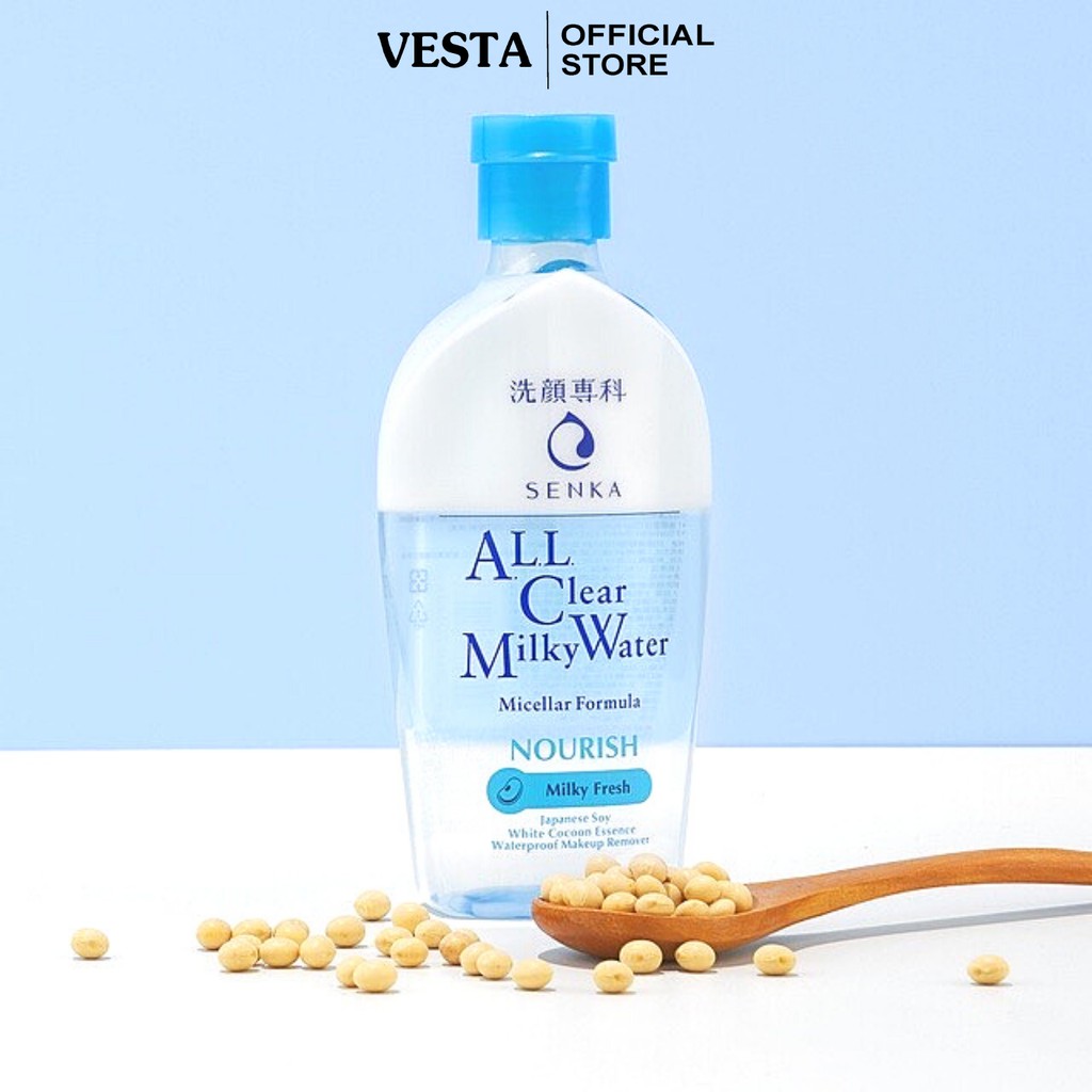 Nước Sữa Tẩy Trang Senka All Clear Milky Water Nourish 230ml | BigBuy360 - bigbuy360.vn