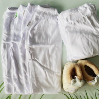 [GIÁ SHOCK] Quần Dài Cho Bé Bosini Trắng 100% Cotton