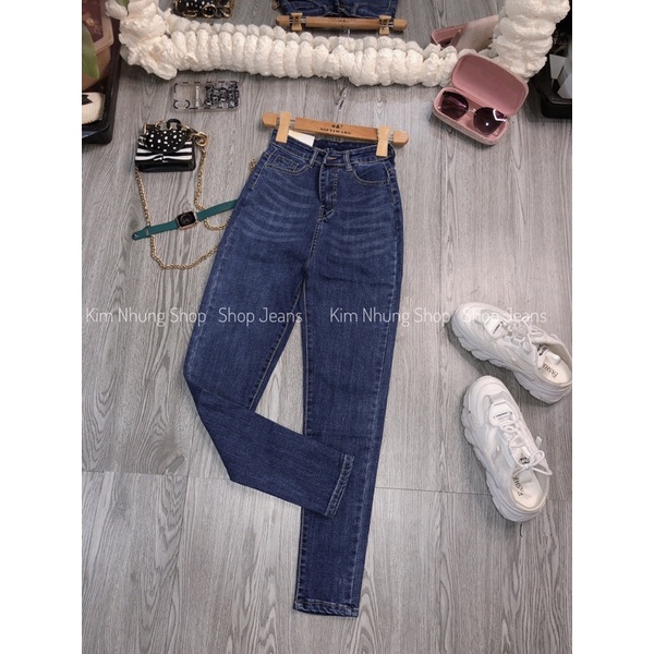 Quần jeans ôm cạp siêu cao basic