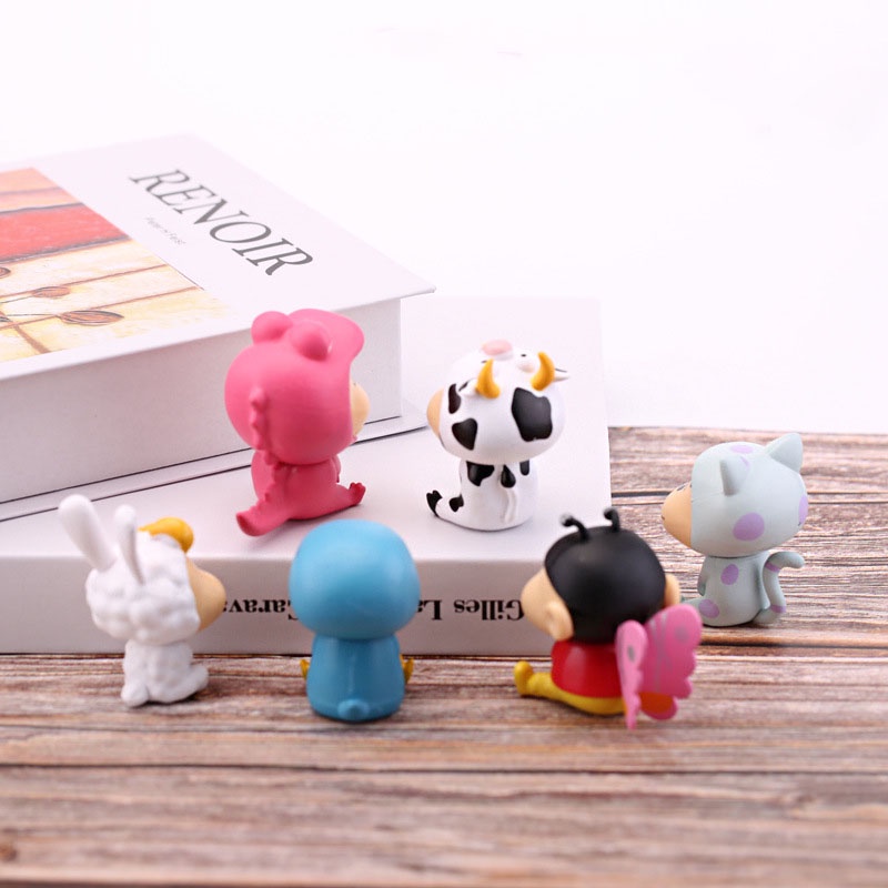 Set 6 mô hình đồ chơi nhân vật trong phim hoạt họa cậu bé bút chì