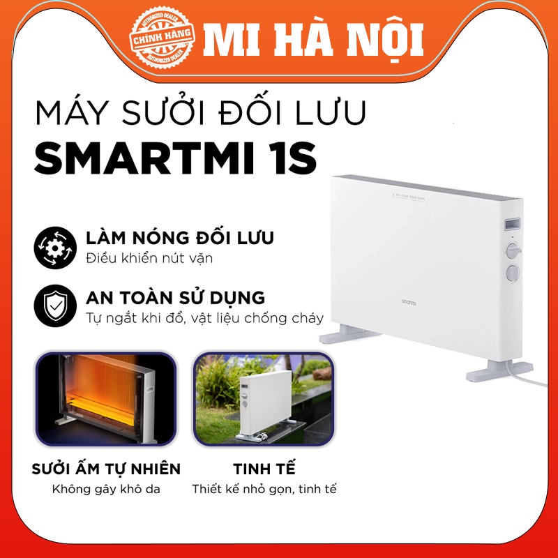 Máy sưởi Smartmi 1S DNQ04ZM/ Smartmi Graphene GR-H- Phiên bản kết nối app Mihome - Bảo hành 12 tháng
