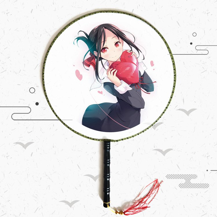 Quạt tròn cổ trang cuộc chiến tỏ tình Kaguya-sama wa Kokurasetai - Tensai-tachi no Ren'ai Zunōsen anime cầm tay