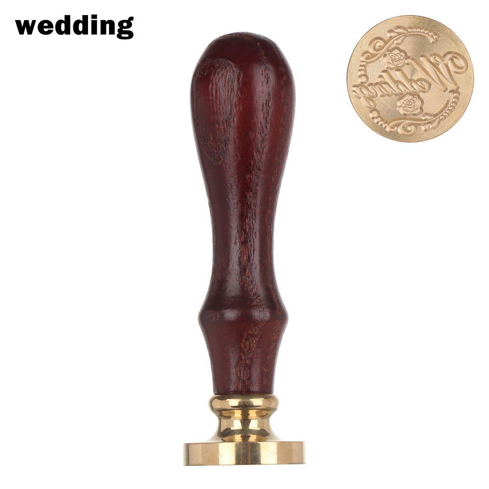 Con Dấu Đóng Sáp Cán Gỗ Trang Trí Giáng Sinh