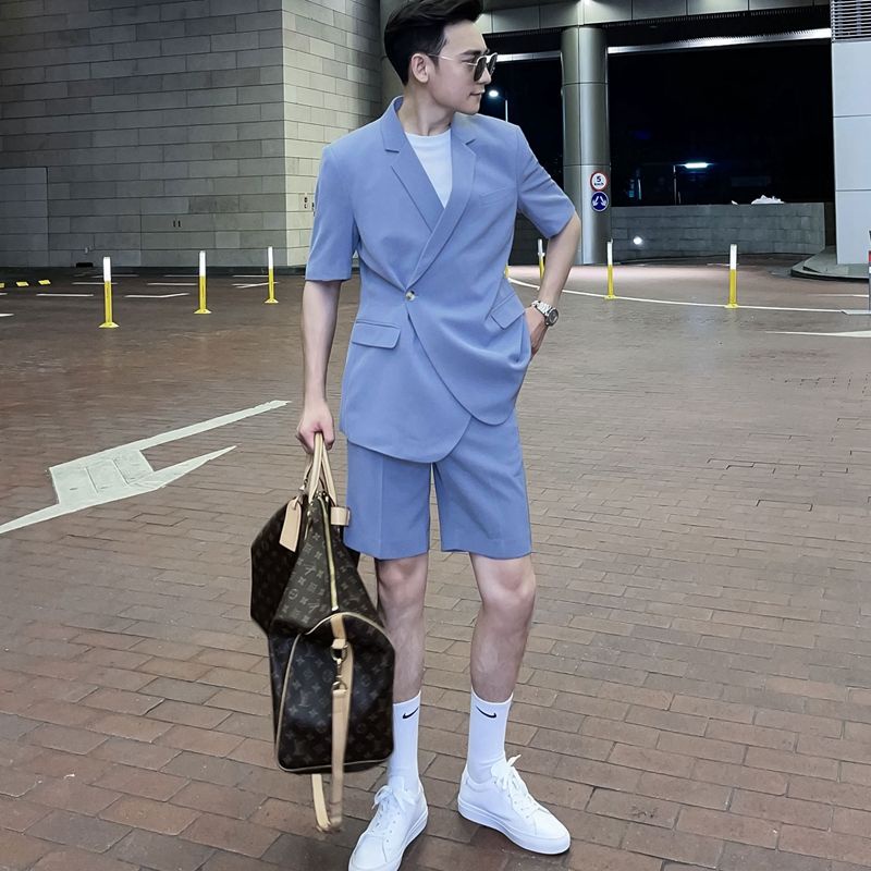 Set đồ vest ngắn thời trang Hàn Quốc trẻ trung cho nam