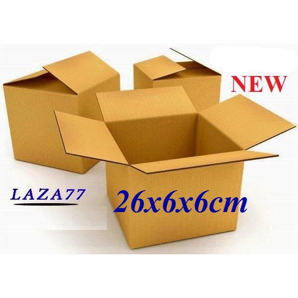 ComBo 20 Thùng carton 26x6x6( Hộp carton )
