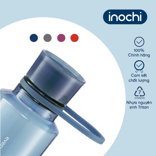 Bình nước Inochi - Kita Slim 350ml,500ml, 700ml nhiều màu