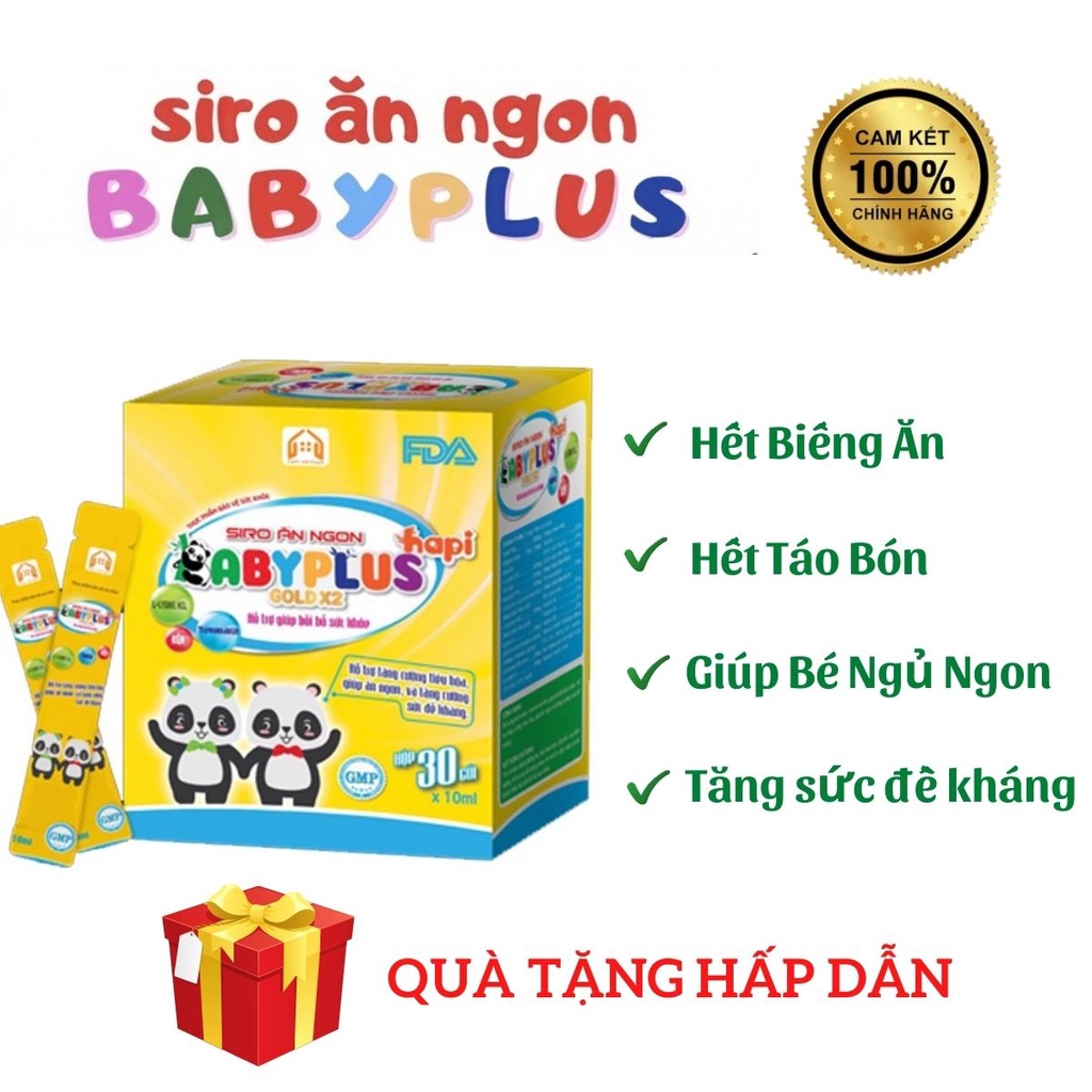 Siro Ăn Ngon Baby Plus, Giúp Bé Tăng Cân, Tiêu Hoá Tốt thumbnail