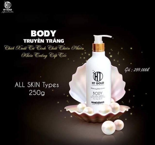Kem body truyền trắng da ht gold