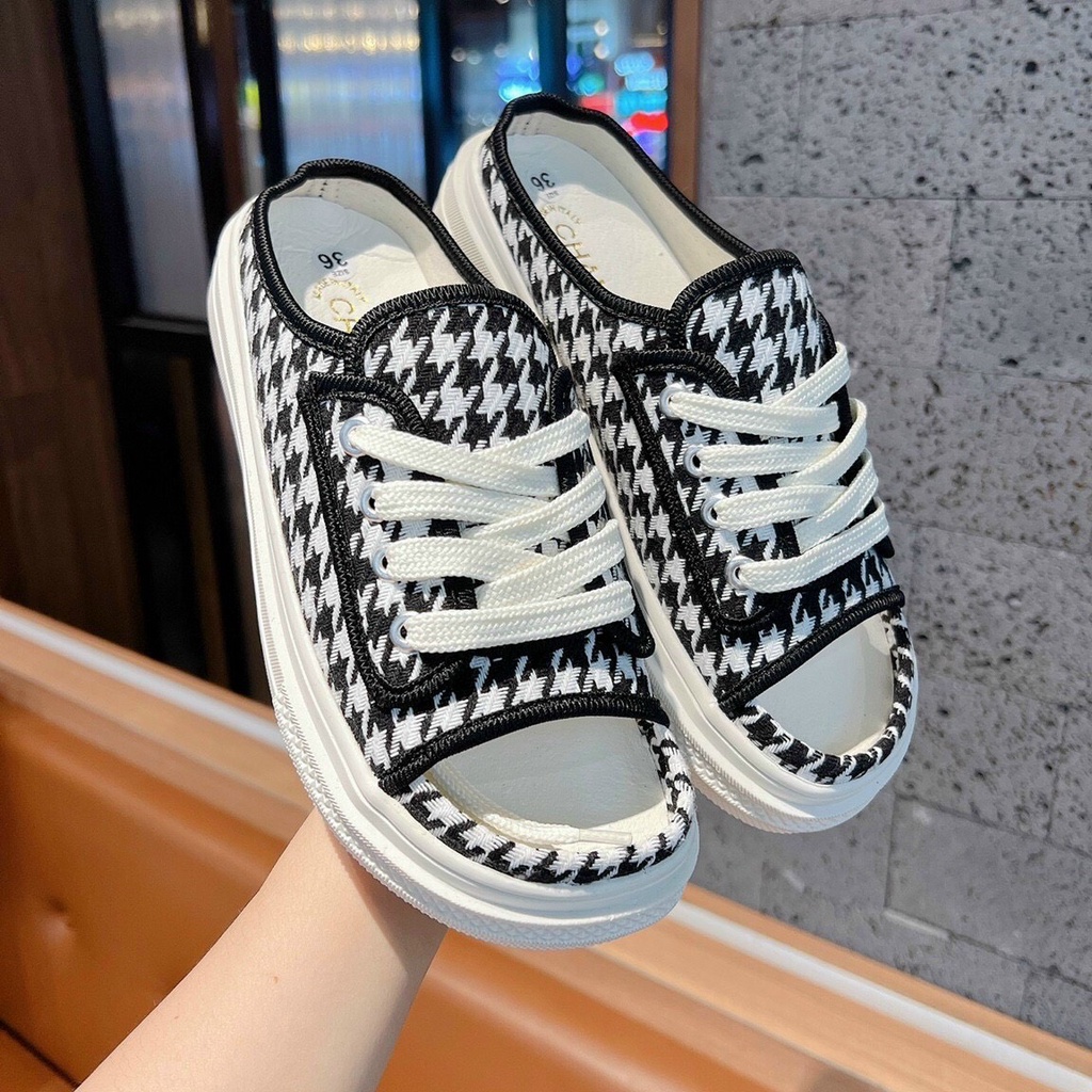 Giày slipon đế bằng tăng chiều cao