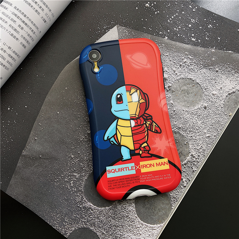 Ốp Lưng Mềm In Hình Rùa/ Pikachu Iphone 7 / 8 Plus / X / Xs / Xr / Xs Max / 11 / 11 Pro / 11 Pro Max / Se2