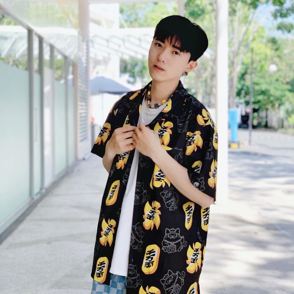 Áo sơ mi Mèo - Đen - Street Gang