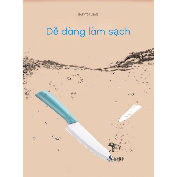 DAO GỌT RAU CỦ QUẢ/ TRÁI CÂY/ CẮT THỨC ĂN GỐM SỨ CAO CẤP CHO BÉ