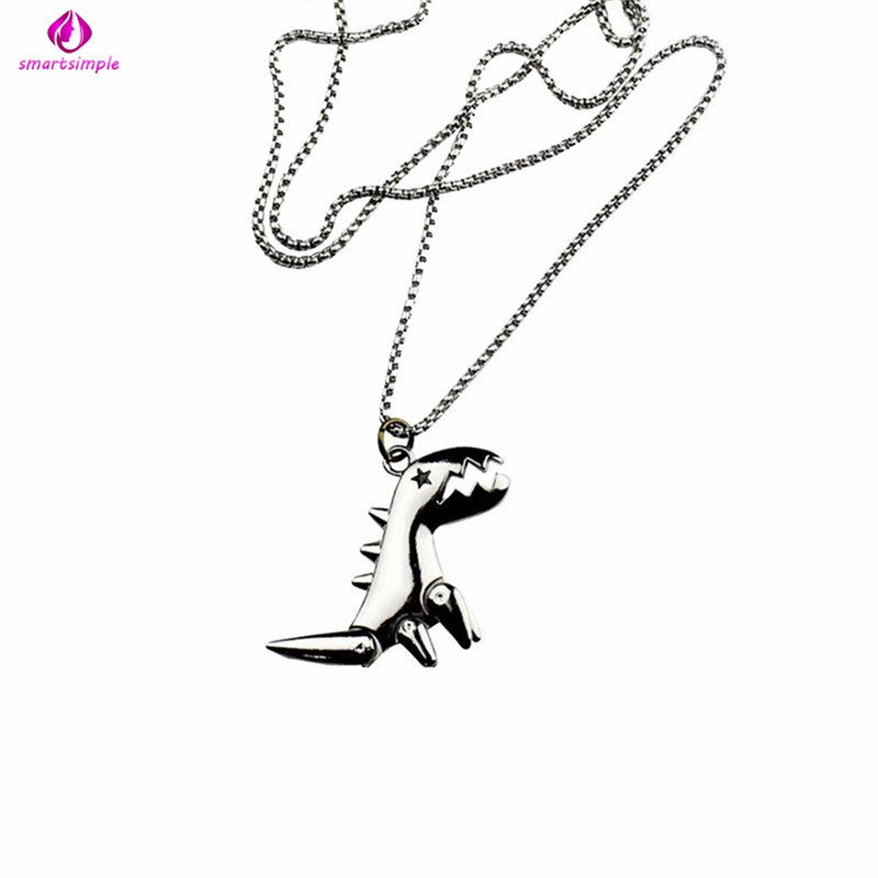 Dây Chuyền Mặt Hình Khủng Long Phong Cách Hip Hop Độc Đáo