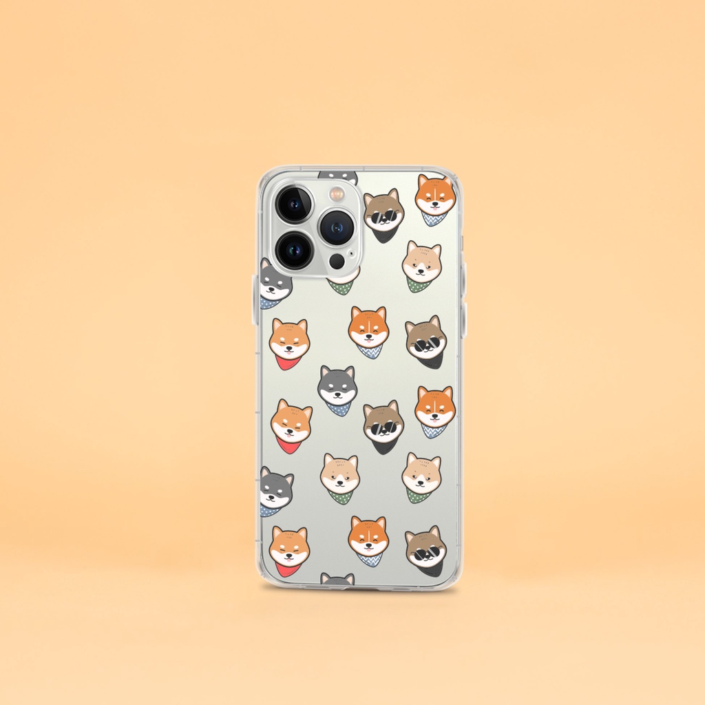 Vỏ ốp iPhone TPU dẻo trong suốt Shiba Inu cho iPhone 6plus đến 13 pro max - Chinchincase