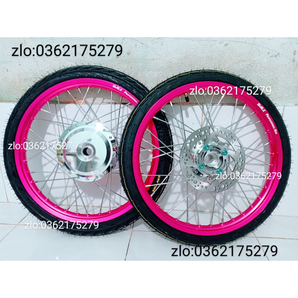 CẶP BÁNH CĂM VARIO.VISON.AB .LUBIAT.NOVO.CLICK NIỀN NHÔM HỒNG DALE.SOLUTE .BAN ZAI. SH THÁI KÈM VỎ CRV 50.60 KÈM ĐĨA VỐC