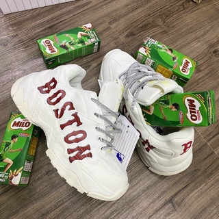 Full bill box+quà tặng🎁Giày thể thao Mlb trắng boston đỏ nam nữ