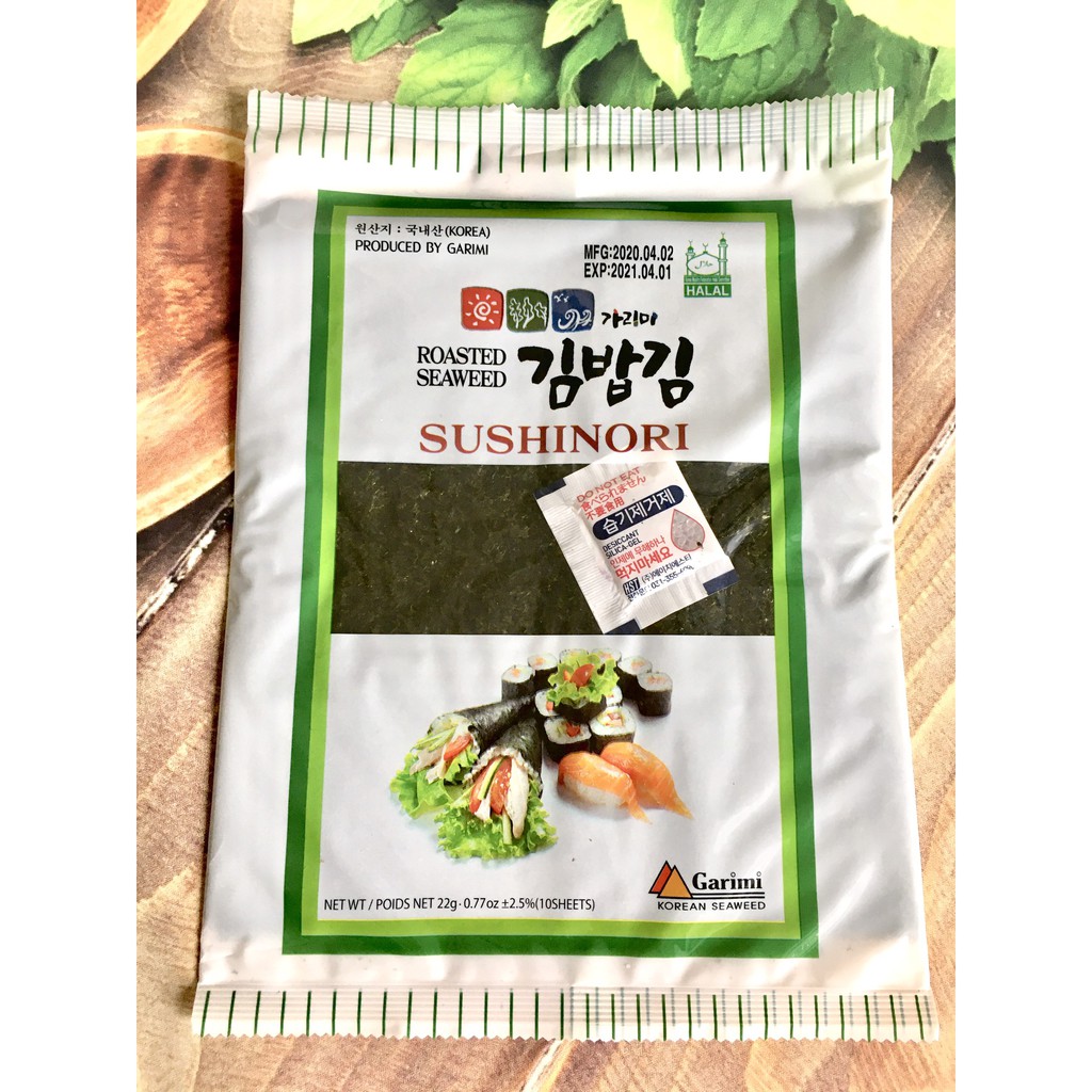 Rong biển lá kim làm ghimbap/ sushi